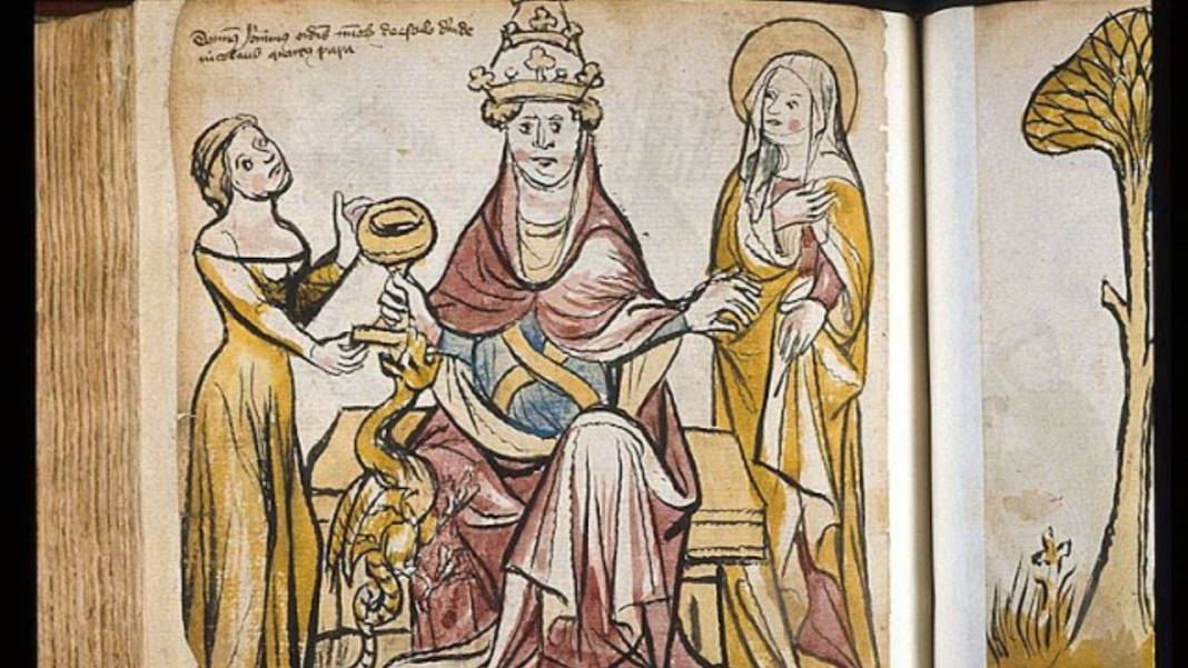 Dini tören sırasında doğum yapmasının ardından kadın olduğu ortaya çıkan Papa Joan'ın öyküsü 4